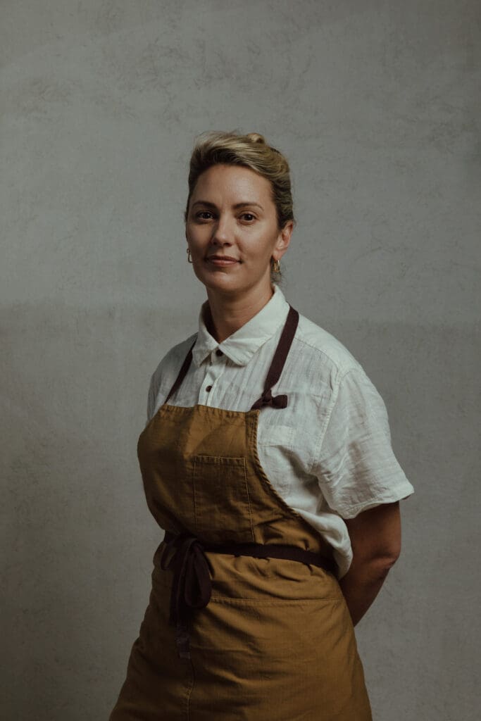 Portrait of Chef Alanna Sapwell-Stone. 